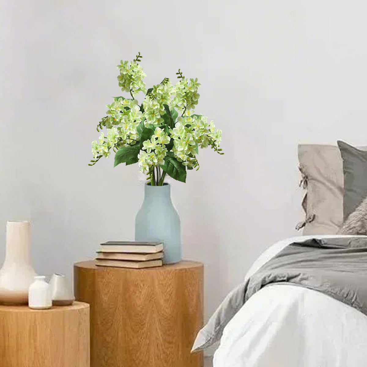 2 Bundles of Lifelike Lily of the Valley Artificial Flowers, Perfect for Easter, Wedding, Home Party Decor, or Living Room