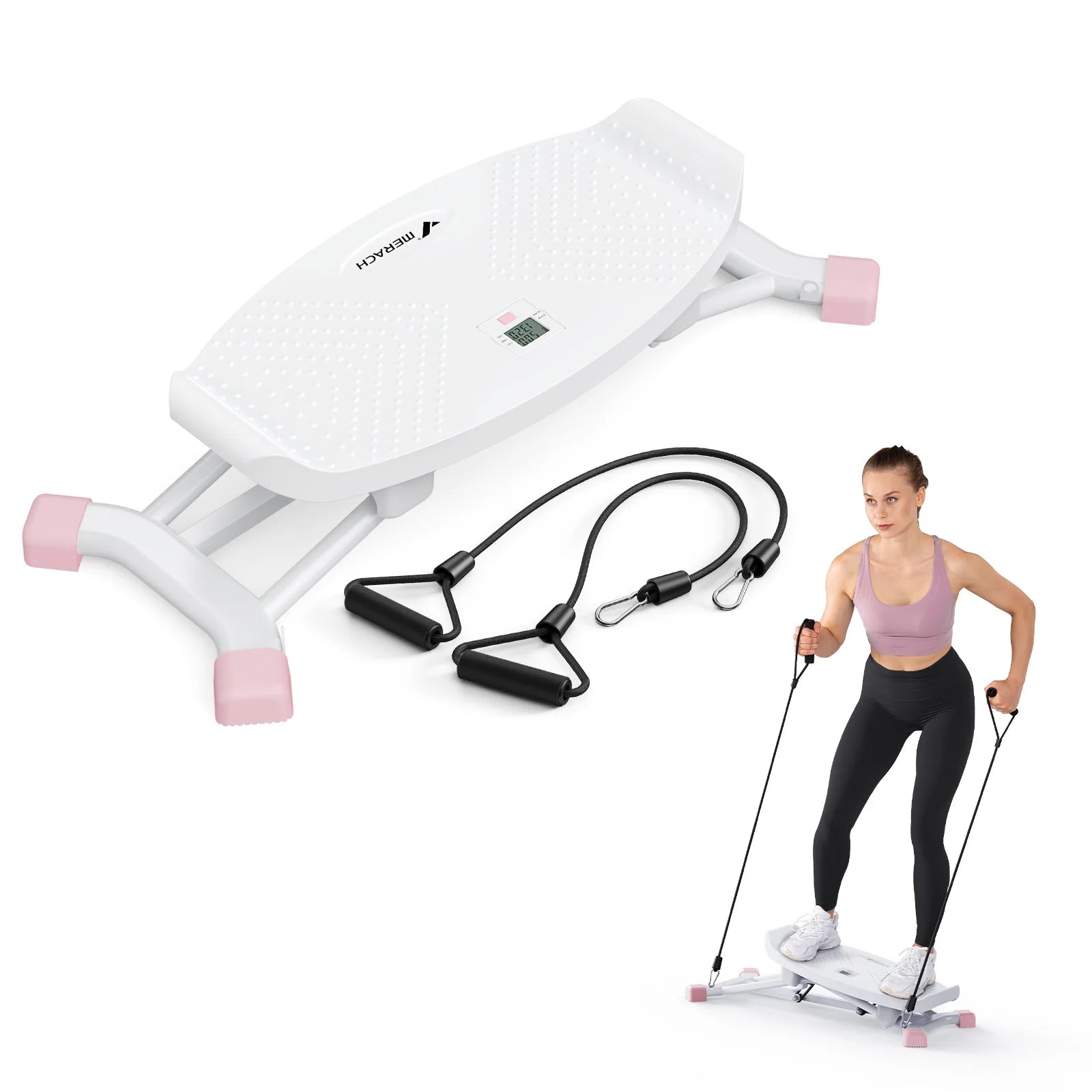 MERACH Ski Machine Simulated Ski Training Machine Leg Exercise Fun Cardio Fitness Machine Full Body Aerobic Exercise Equipment
