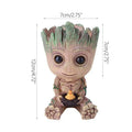 Modern Flower Vase Groot Flower Arrangement Home Living Room Decoration Cartoon Vases Ornament Plants Potted Decoration Crafts