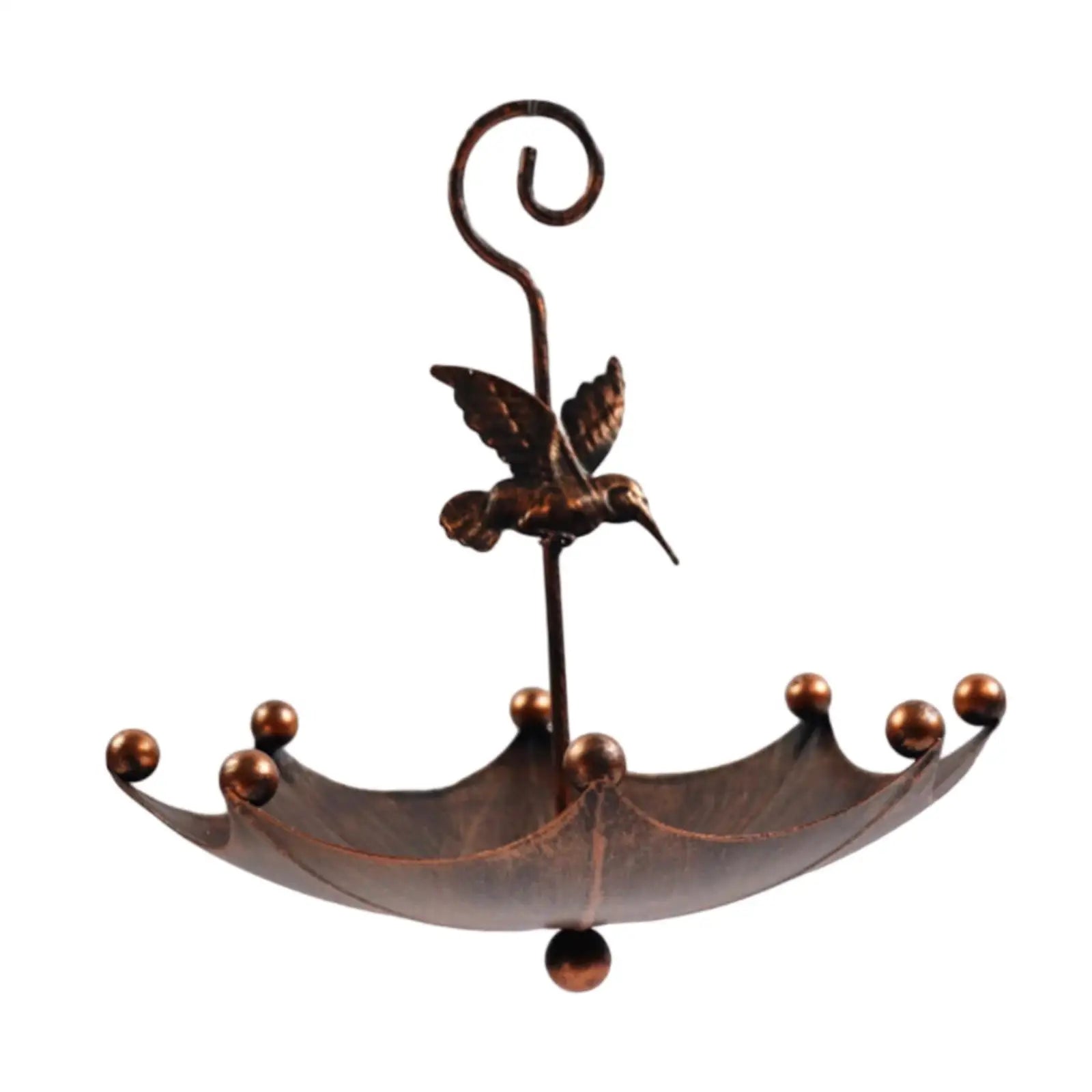 Hanging Bird Bath with Hook Bird Feeder Tray Water Bowl for Park Courtyard Deck Backyard Hummingbird Wildbird Feeding Supplies