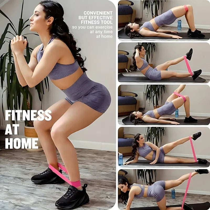 Women's Portable Resistance Band (Loop) - Glute Squats, Leg & Arm Slimming, Gym & Yoga Use, Fitness Essential