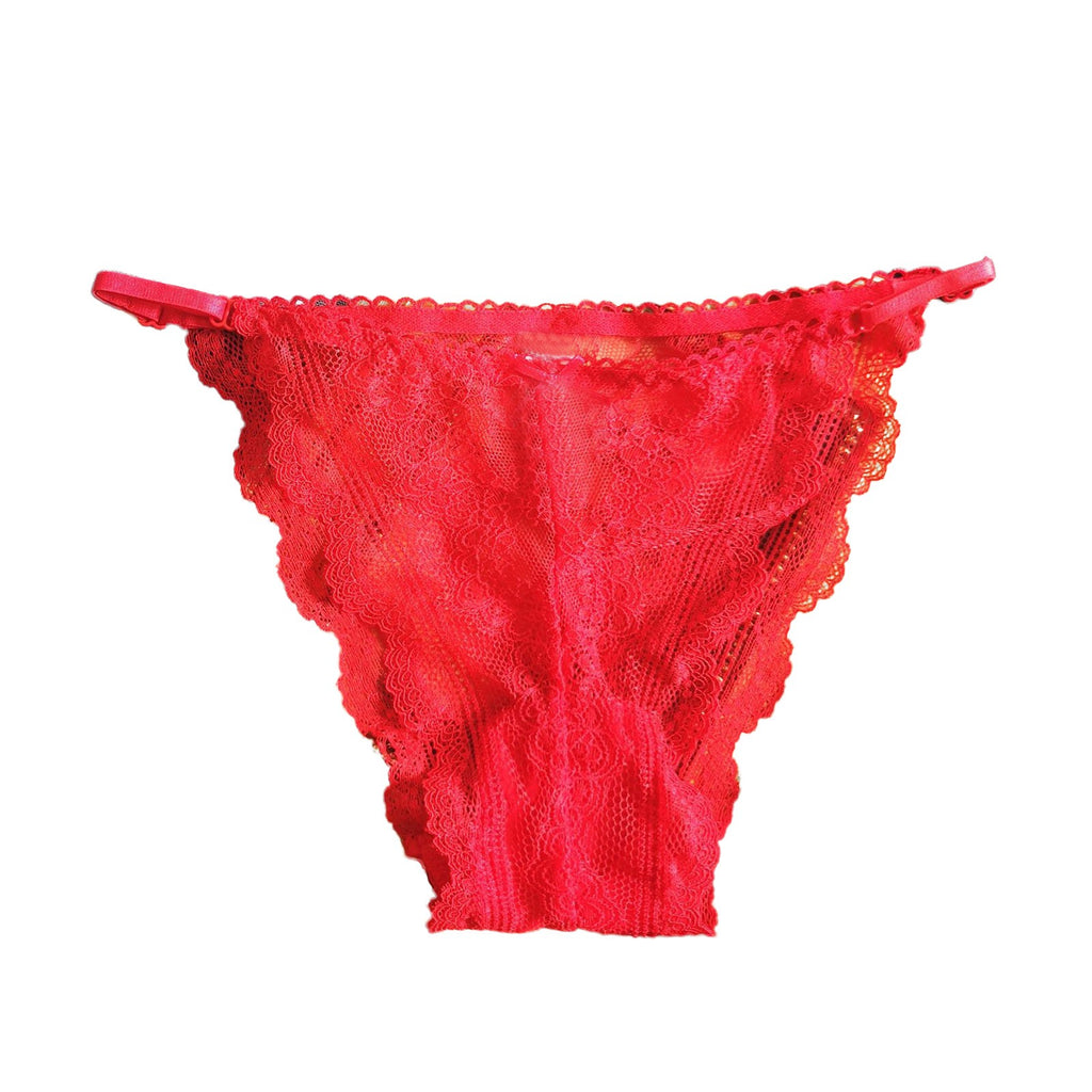 Sexy Lace Thong Low Waist Lace Underpants Transparent Panties Hollow Out Breathable G String Briefs Japanese Panties Lingerie