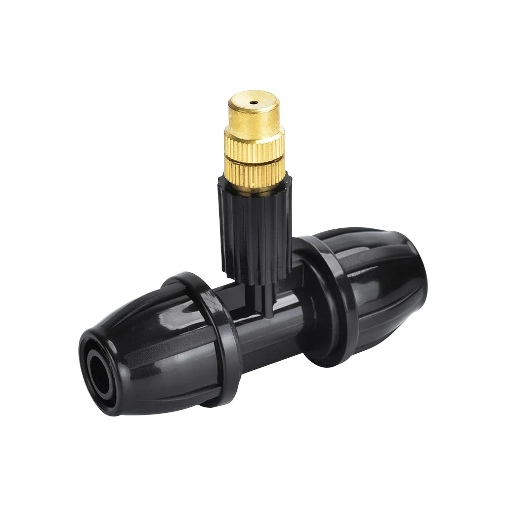 10Pcs Outdoor Misting Cooling System Garden Irrigation Watering Brass Atomizer Nozzles for Patio Greenhouse
