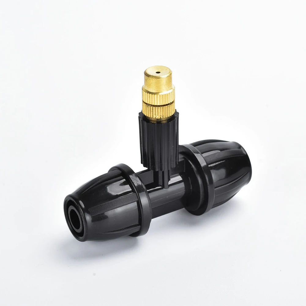 10Pcs Outdoor Misting Cooling System Garden Irrigation Watering Brass Atomizer Nozzles for Patio Greenhouse