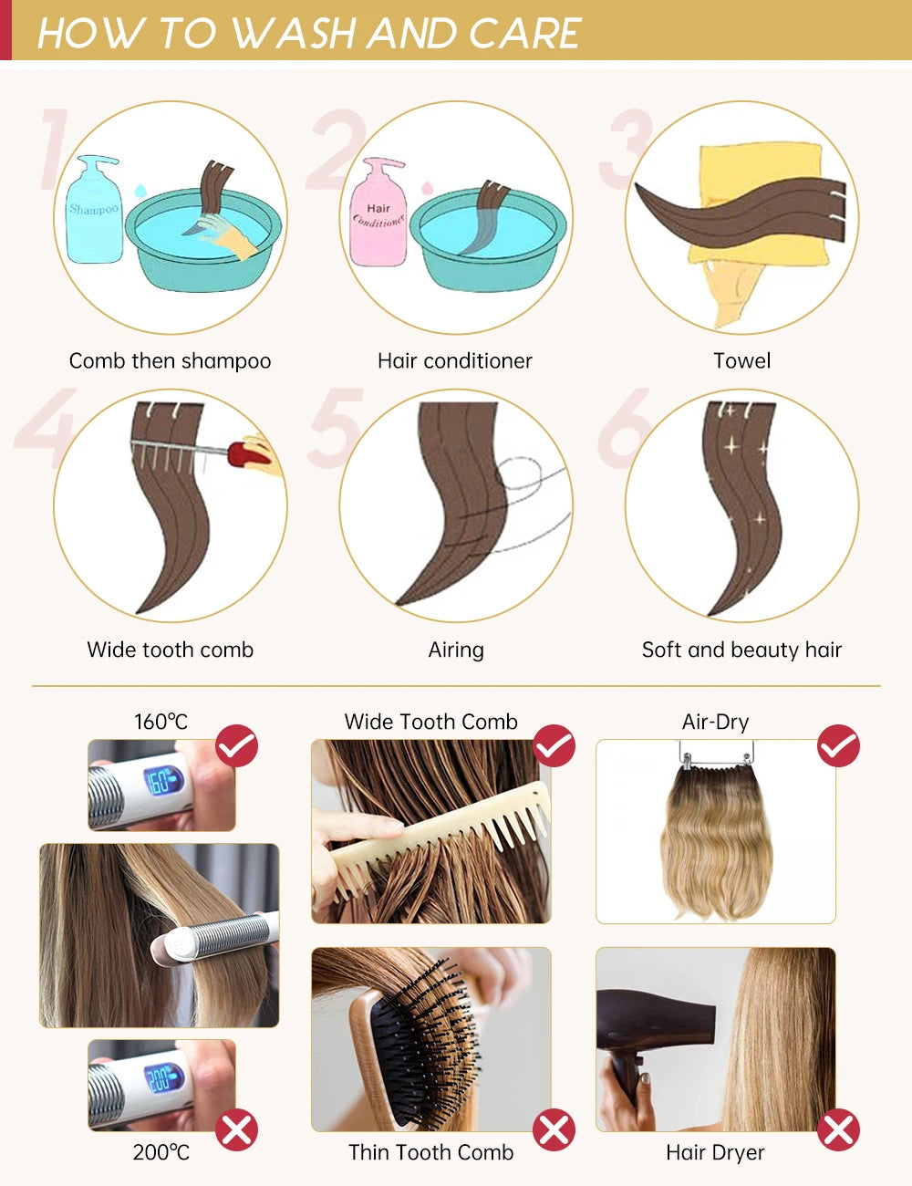 Moresoo Tape in Hair Extensions Black Hair Natural Straight Real Remy Hair Tape Adhesive 100% Human Hair Extensions Tape in