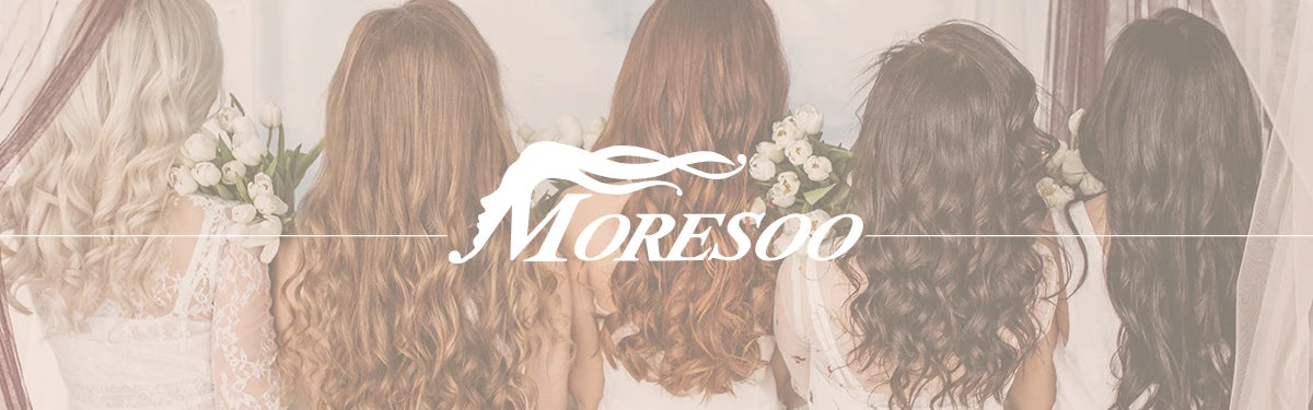 Moresoo Blonde Tape in Hair Extensions Bleach Blonde 100% Real Human Hair Extensions Natural Straight Brazilian Hair Tape ins