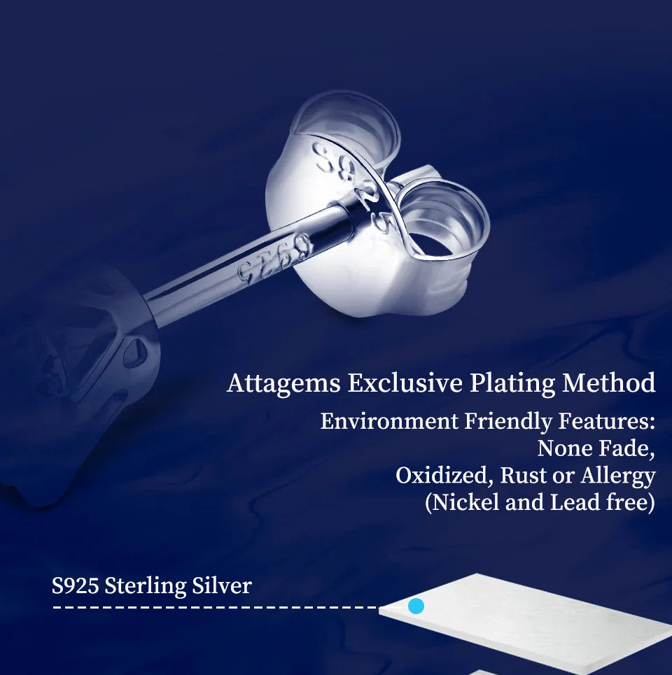 New Arrival 0.5 Carat Moissanite Gemstone Stud Earrings for Women Solid 925 Sterling Silver D Color Solitaire Fine Jewelry