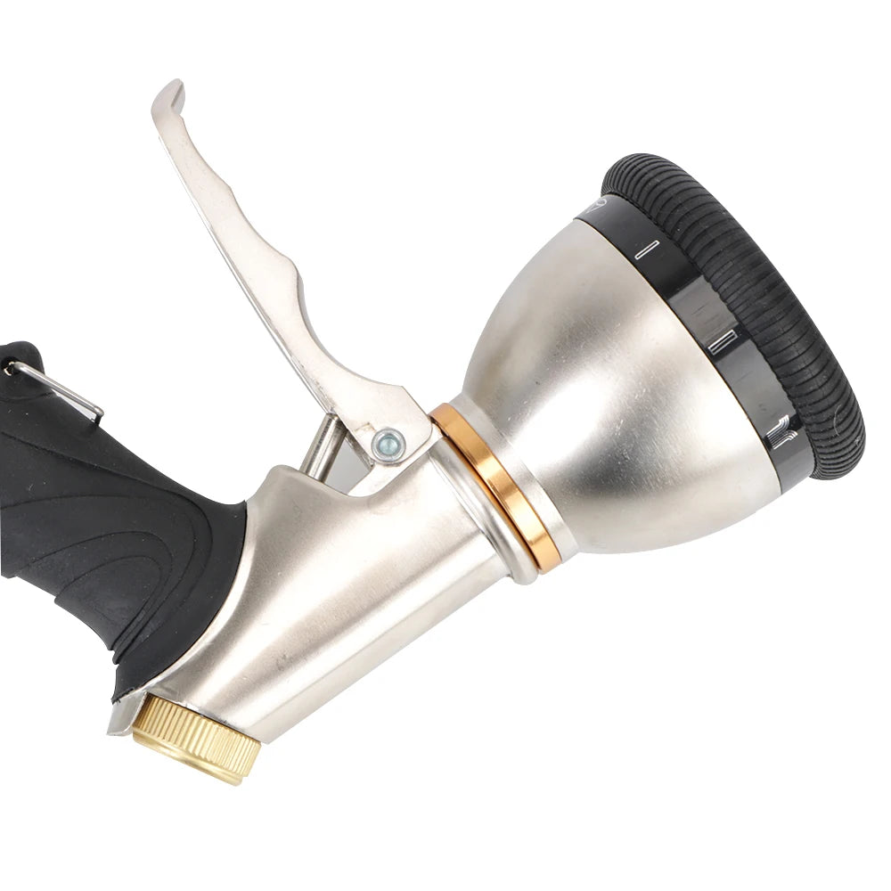 Rotary Water Spray Gun Garden Watering Sprinkle Irrigation Tool Car Washer Adjustable High-Pressure Variable Flow Control