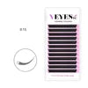 Handmade Premium Velvet Lash Trays Label Volume Silk Velvet Mink Cashmere Eyelash Extensions Darkest Black 0.05