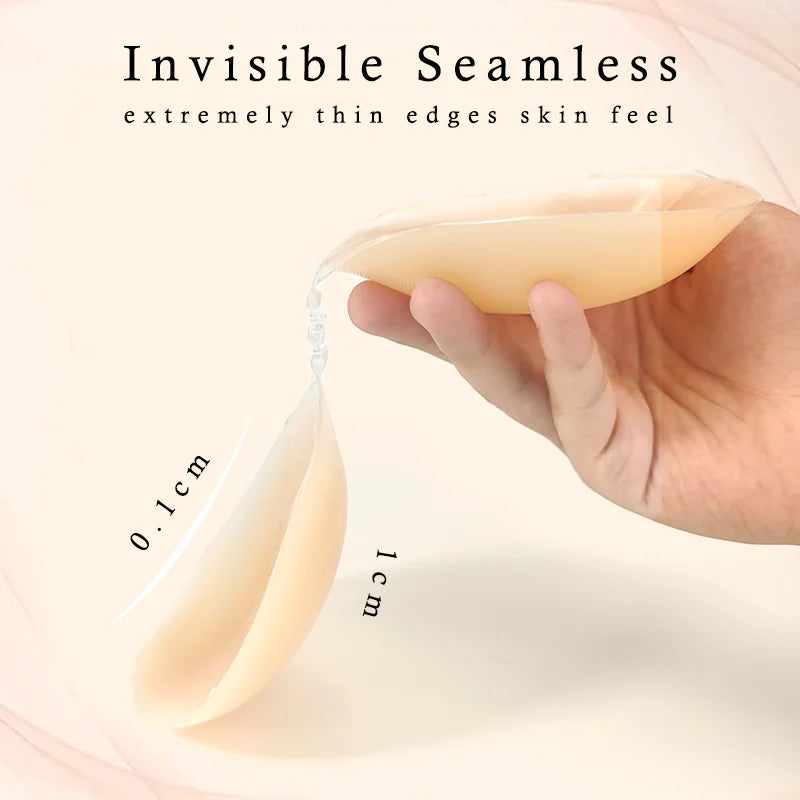 Silicone Bra Clear Straps Cooling Comfort Breathable Summer Wear Invisible Push-up Support for Women Hot Weather Backless Dress