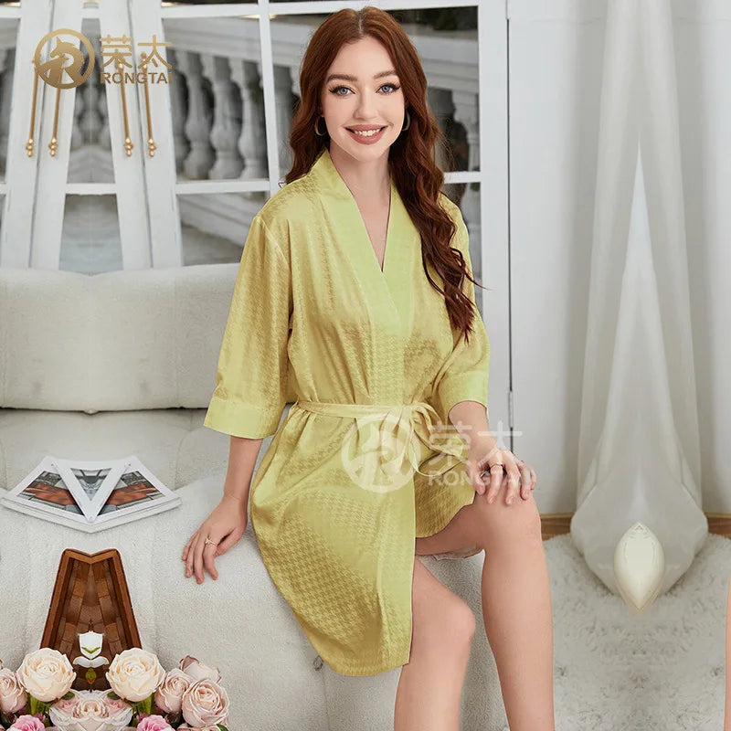 Uas Local Stock Luxury 100 Polyester Girls Red Beautiful Elegant Nightgowns Night Dress
