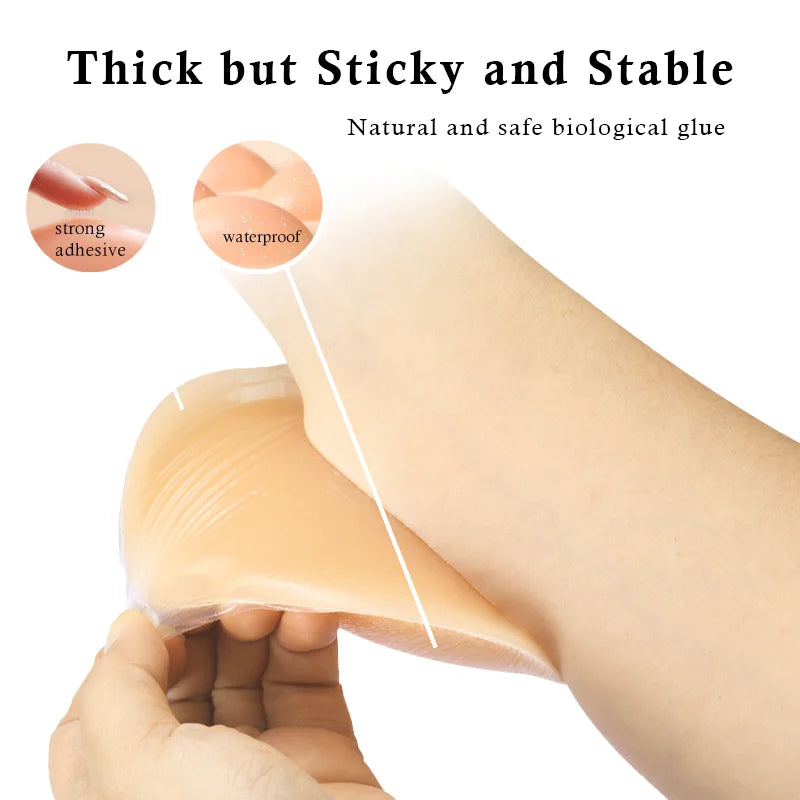 Silicone Bra Clear Straps Cooling Comfort Breathable Summer Wear Invisible Push-up Support for Women Hot Weather Backless Dress
