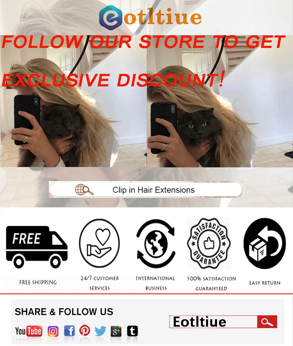 Body Wave Clip in Hair Extension Human Hair Natural Black Wavy Clip in Hair Extensions for Women 8pcs 120g/set Hair Accessorieen