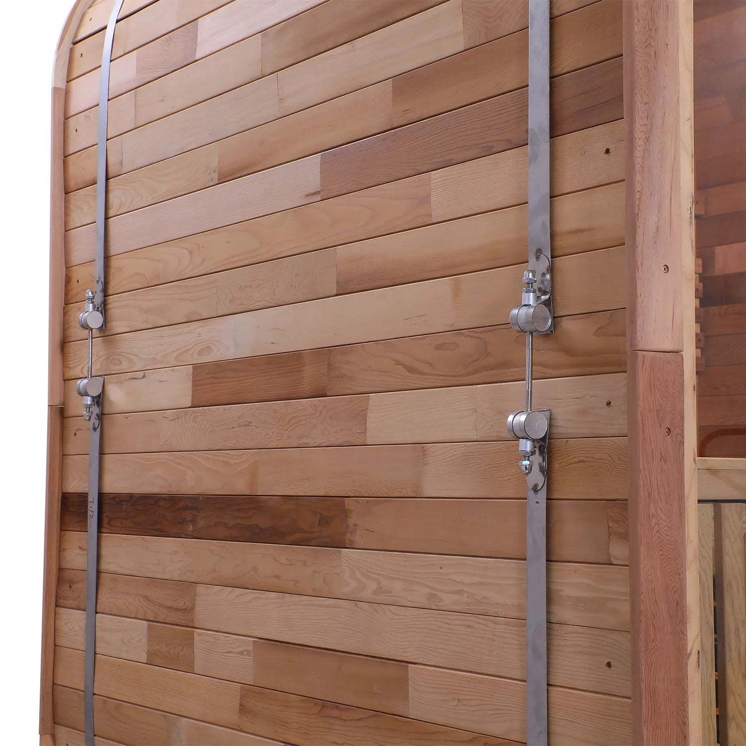 The Best Selling Outdoor Cube Sauna Red Cedar Solid Wood Steam Room for Comfortable and Secure Sauna Experience