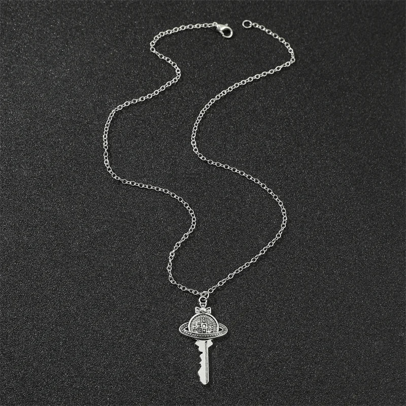 Personality Creative New Key Pendant Necklace Retro Punk Pendant Necklace Women's Trend Holiday Jewelry Gifts