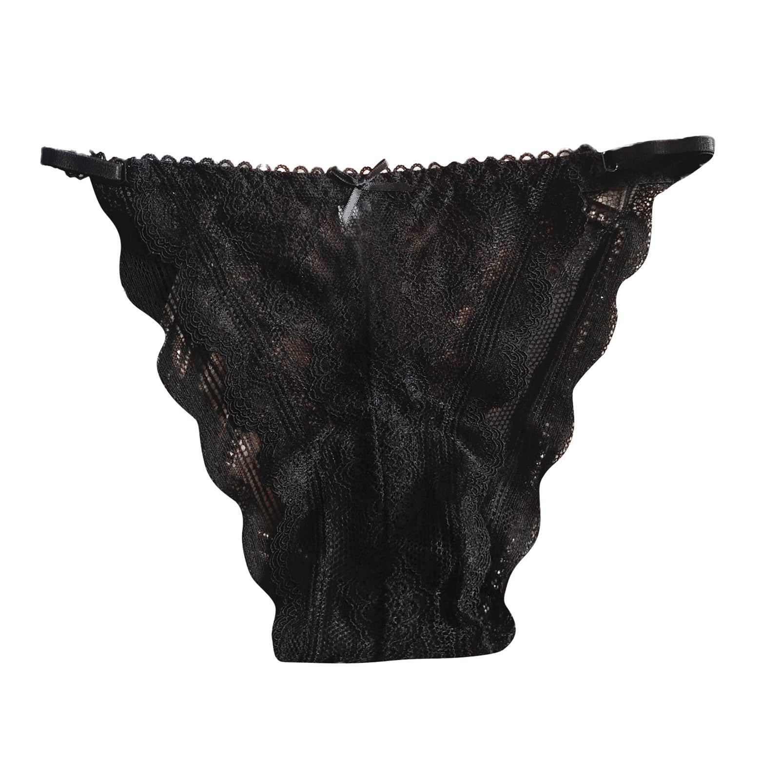 Sexy Lace Thong Low Waist Lace Underpants Transparent Panties Hollow Out Breathable G String Briefs Japanese Panties Lingerie