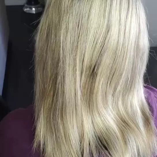 MRS HAIR Human Hair Micro Loop Extensions Easy Install At Home Micro Loop Hair Extensions Blonde Brown Black Straight 30g/pack
