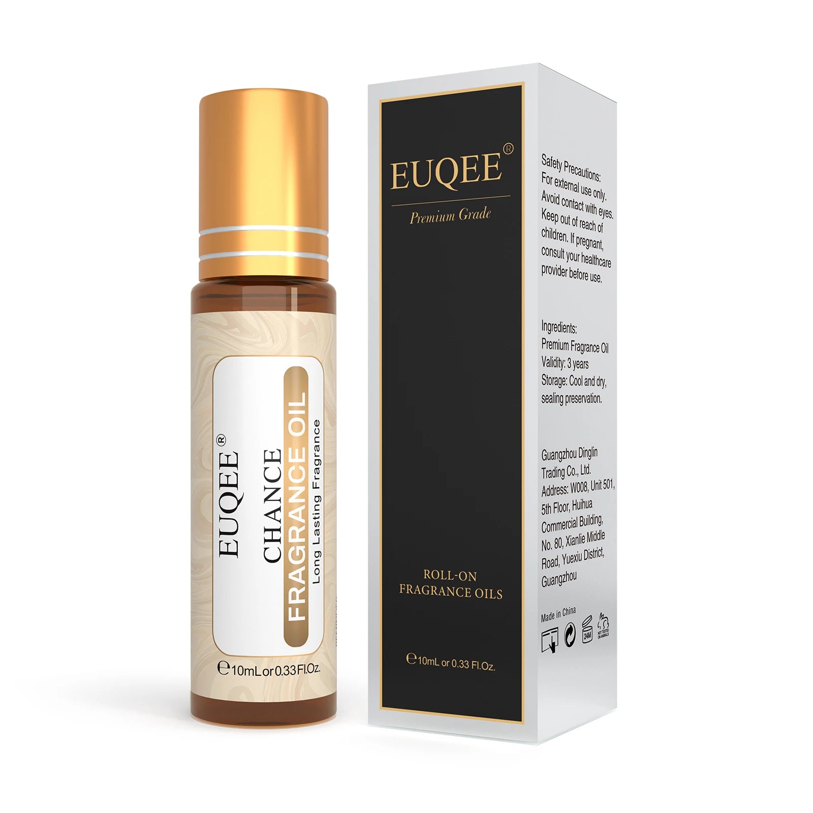 EUQEE 10ml Roller Smear Fragrance Oil For Women Fresh Line Coconut Vanilla Angel for Aromatherapy,Diy Soap,Candle making