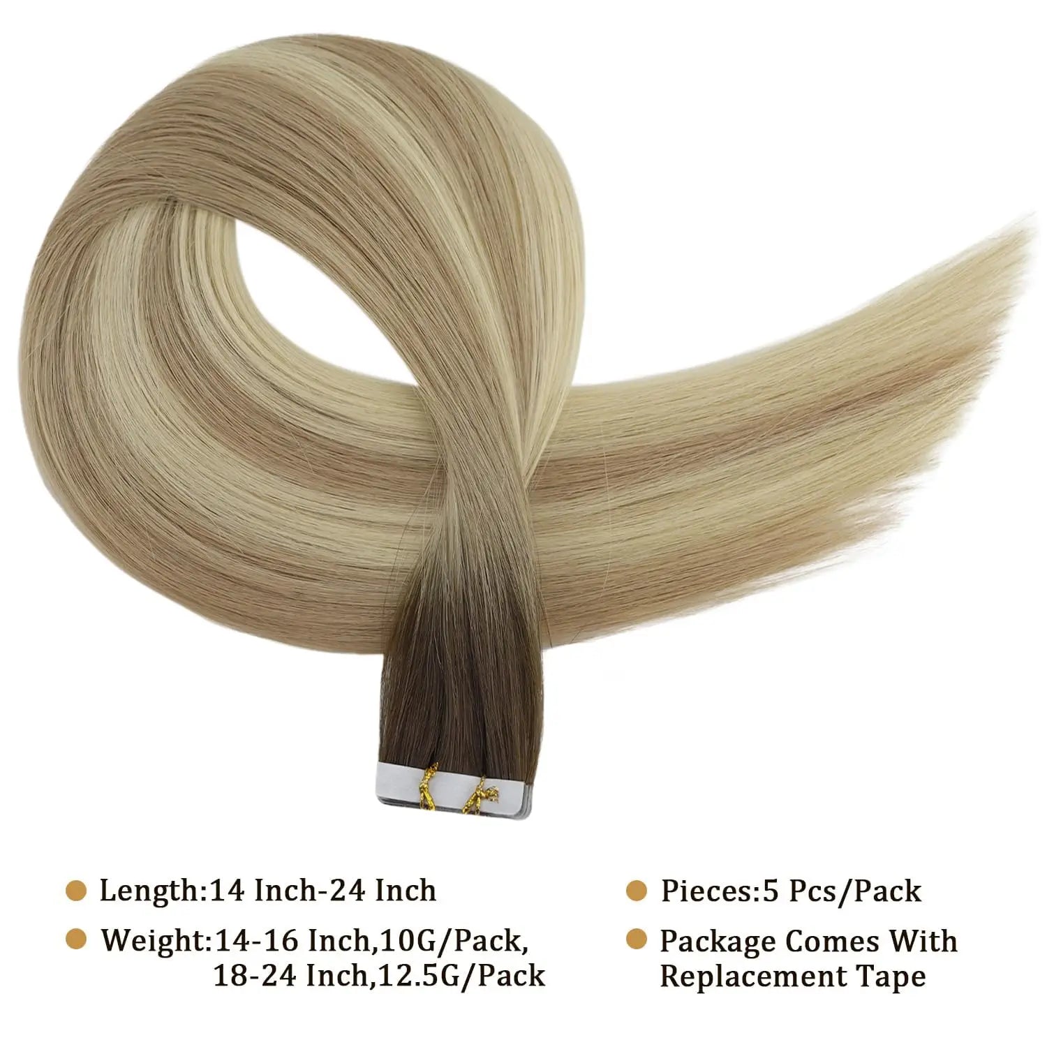 Full Shine Hair Injection Tape ins Hair Extension Human Hair Seamless Tape in Human Hair Extensions Invisible Hair Extensions