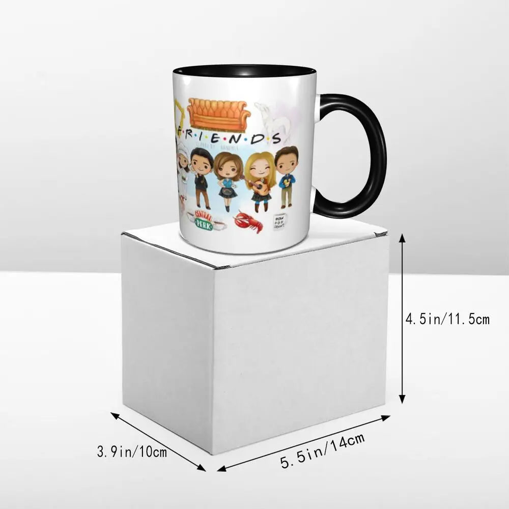 Classic Friends TV Show Coffee Mugs DIY Personalized Ceramic Mug Creative Gift