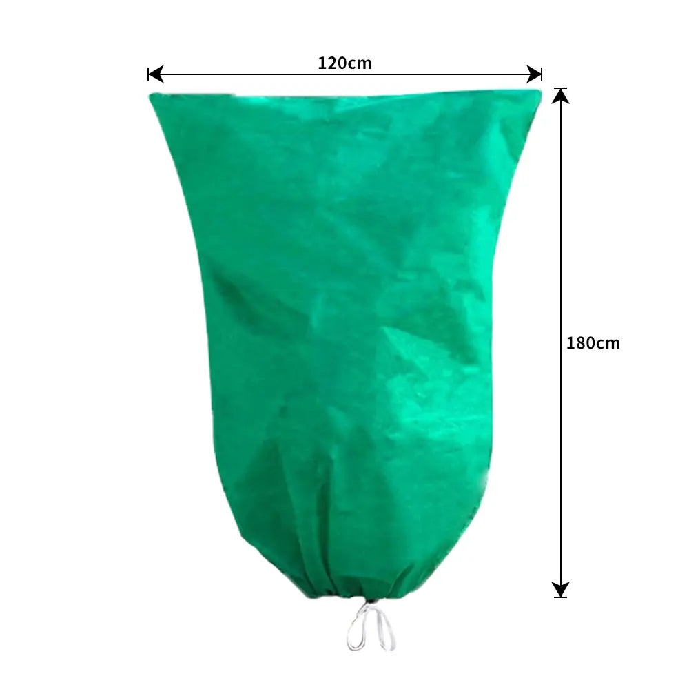 Plant Covers Freeze Protection Covers Frost Cloth Plant Anti-Freeze Shrub Protection Bag with Zipper Drawstring Frost Blankets