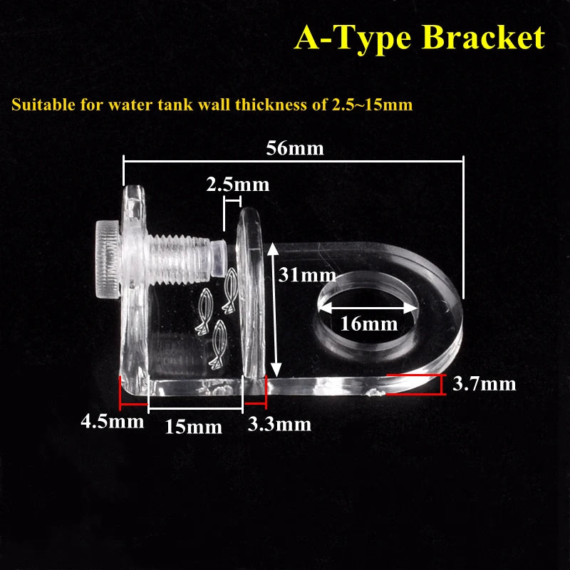 1/4" 6.35mm Water Dispenser Ball Float Valve Aquarium Tank Automatic Water Refill Ball Cock Adapter Adjustable Height Floatvalve