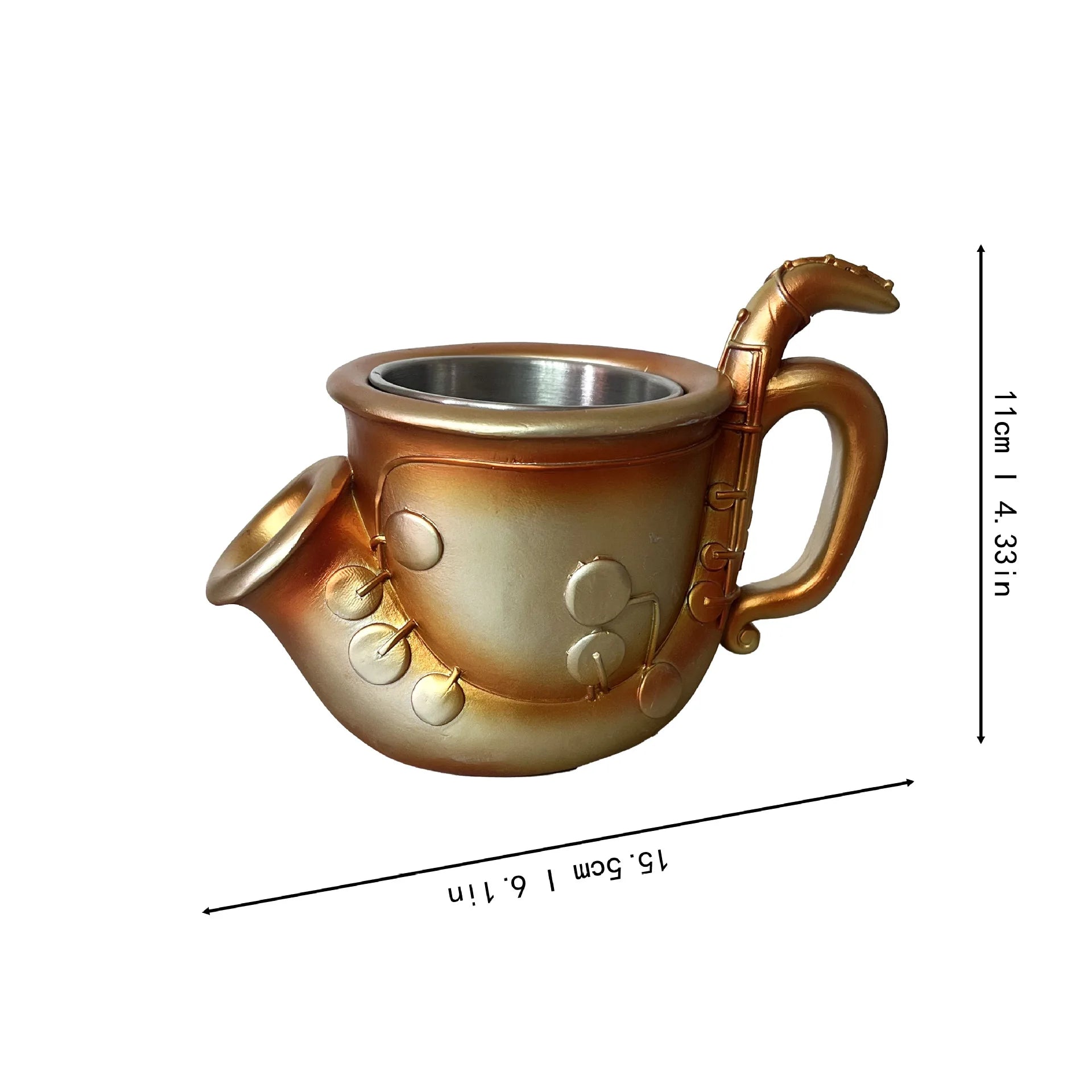 New Unique Musical Instrument Coffee Mug Creative Mug Milk Cup High-End Gift Desktop Ornaments