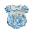 Toddler Girls Floral Print Ruffle Sleeve Rompers Easter Outfit Bunny Ear Headband Set Summer Jumpsuits Playsuits