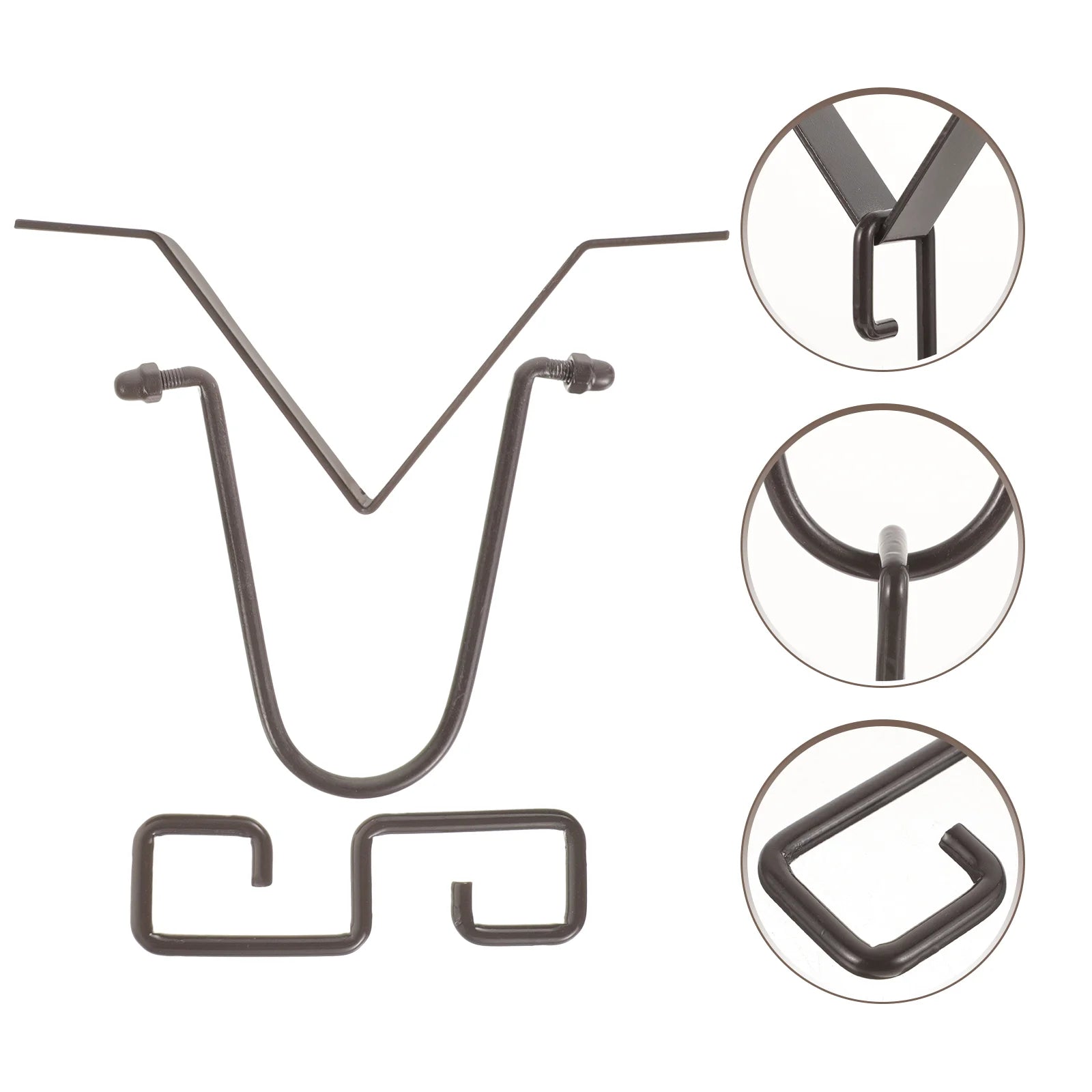 Rain Chain Gutter Clip V-Shaped Rain Chain Cup Portable iron Downspout Outlet Hanger Cup home Gutter Downpipe accessories