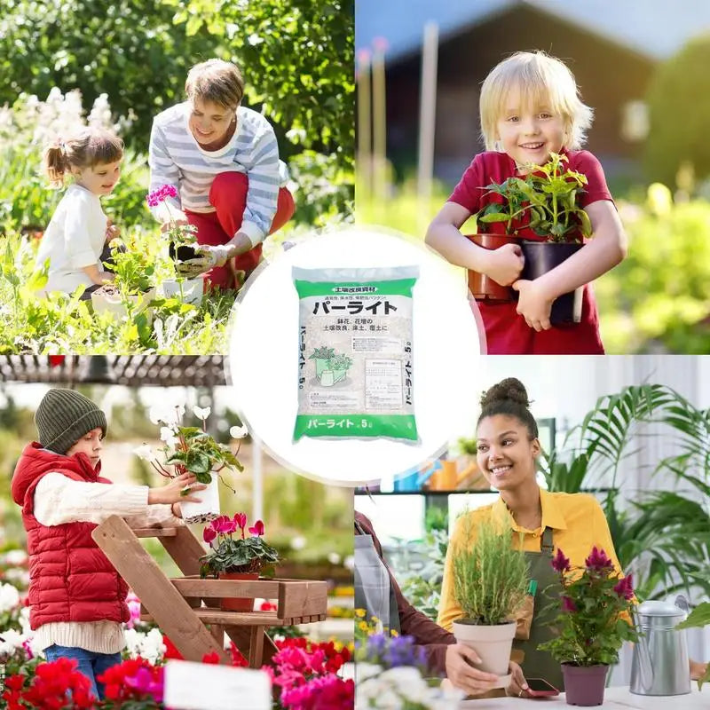 Perlite Bulk For Gardening Horticultural Potting Soil Perlite Lightweight Texture Planting Tool For Hydroponics Container