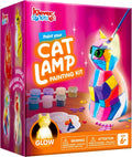 JOYFY Kids DIY Night Light Paint Your Own Cat Lamp School Activities Art Supplies Toys for Girls Boys Aged 6+ Birthday Gifts