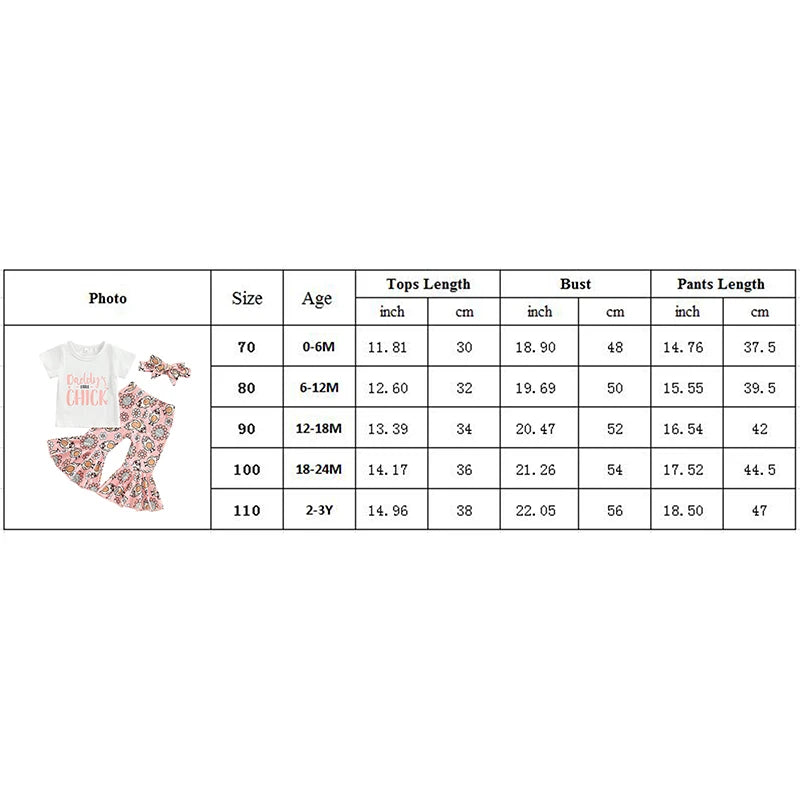 Baby Girls Easter Outfit Sets Pink Ruffle Sleeve Top Bunny Print Leggings Matching Headband and Bow