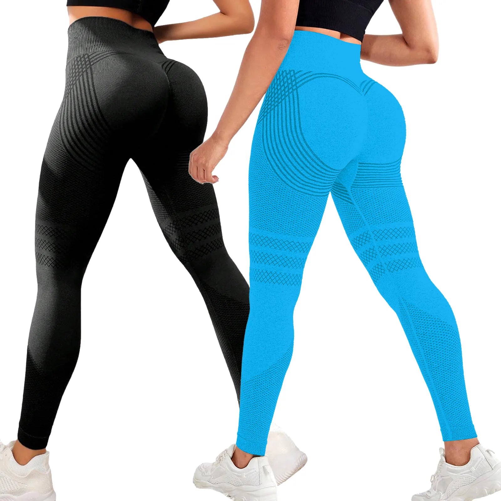 3d Compression Leggings Bodycon Cellulite Slimming Leggings Women High Waist Seamless Push Up Opaque Sport Gym Sport Leggins
