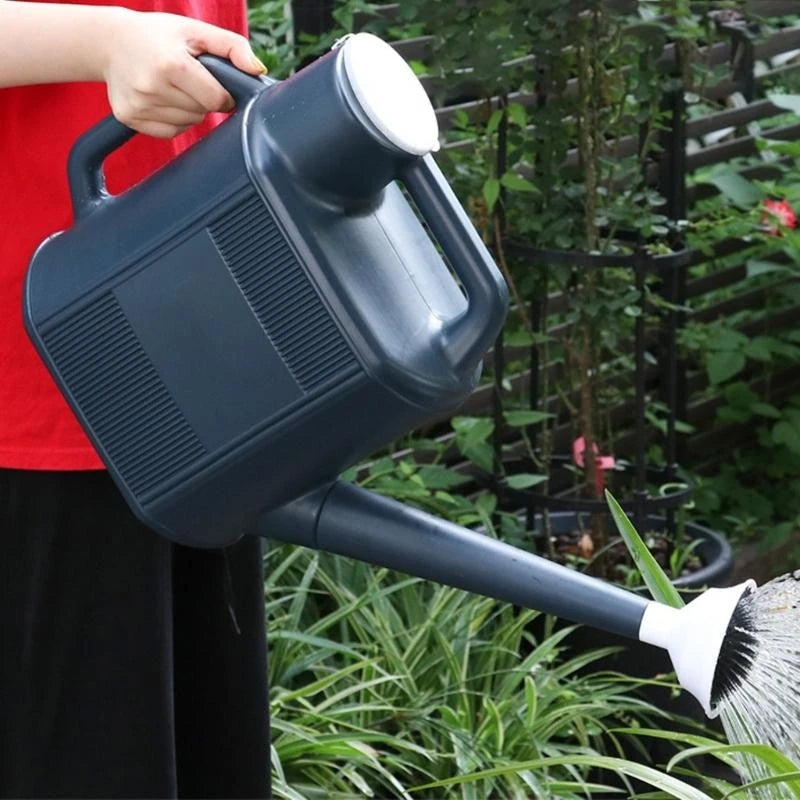 Ergonomic Plant Watering Container 10L Large Capacity Long Reach Spout for Targeted Soil Irrigation