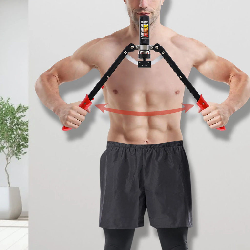 New Hydraulic Power Twister Spin Button Arm Blaster Forearm Workout Equipment 25 Gears Adjustable for Strength Training
