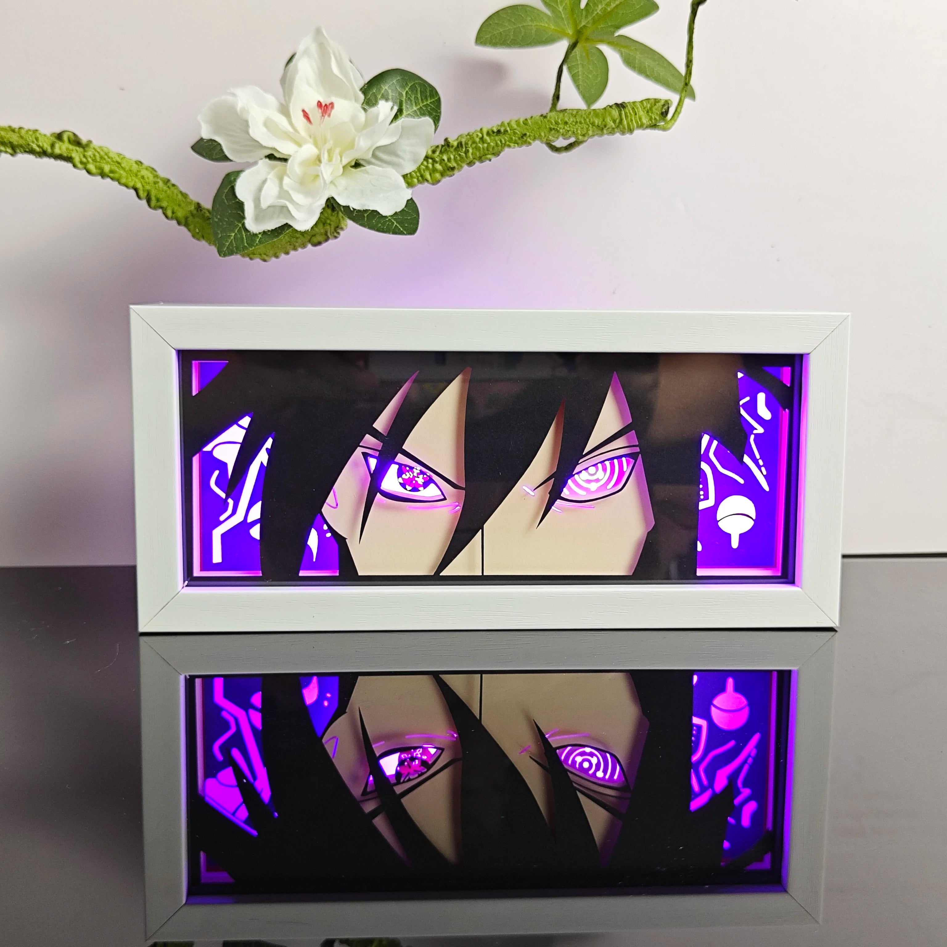 3D Anime Motion Night Light Anime Laser Lamp Box Led Light For Bedroom Desk Decor Manga Birthday Gift Table Lamps Lightbox