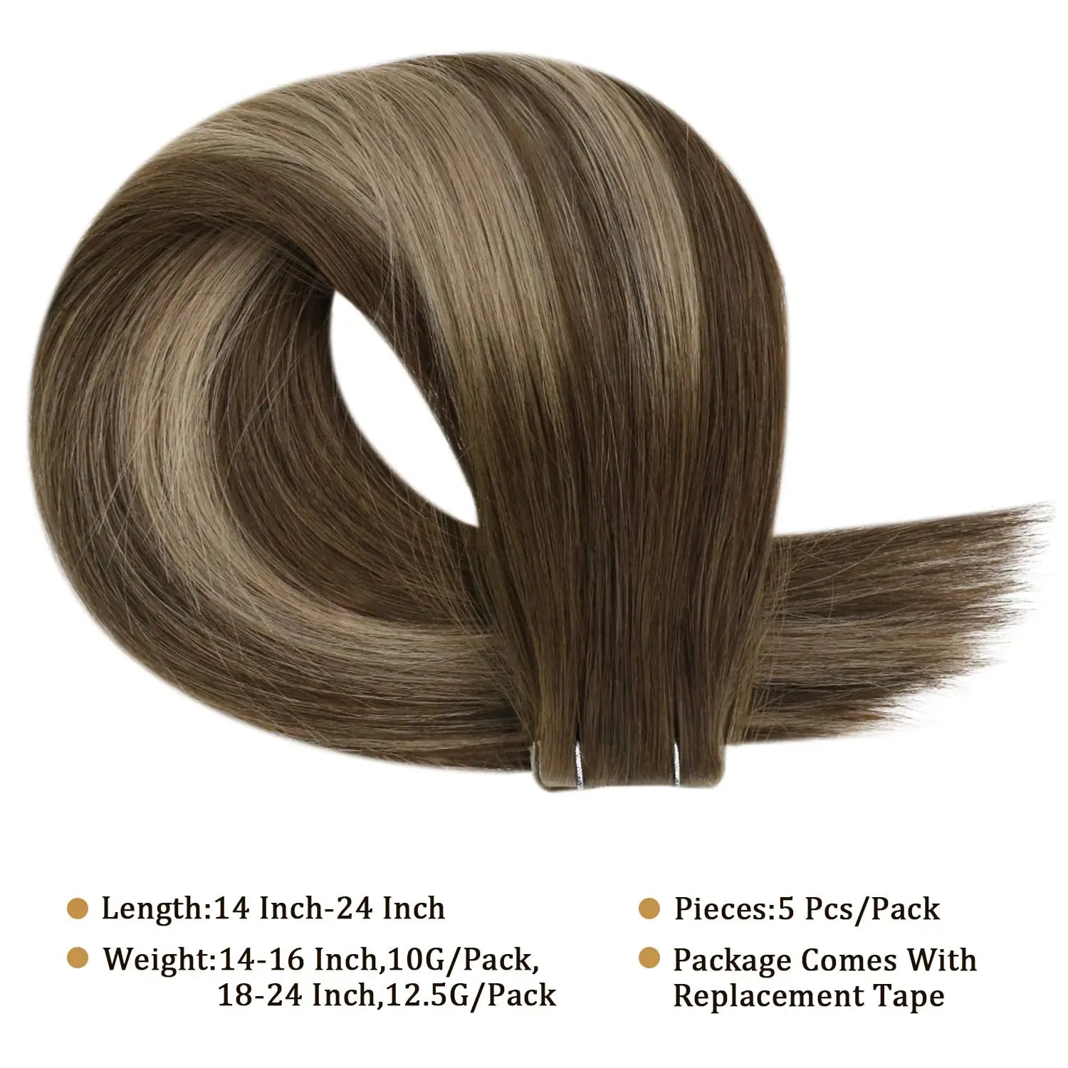 Full Shine Hair Injection Tape ins Hair Extension Human Hair Seamless Tape in Human Hair Extensions Invisible Hair Extensions