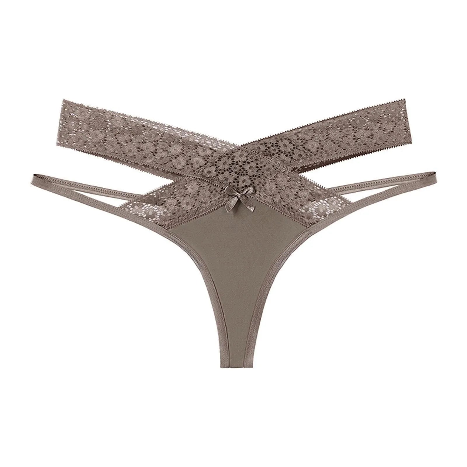 Underwear For Women Thong Women Sexy Floral Lace Mesh Panties Low Rise Hollow Out Transparent Plus Ropa Interor Para Mujeres