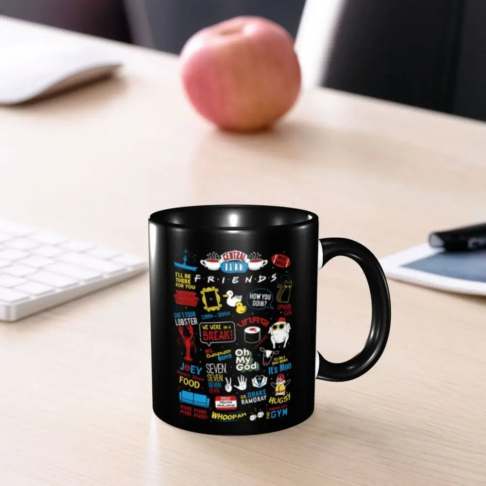 Classic Friends TV Show Coffee Mugs DIY Personalized Ceramic Mug Creative Gift