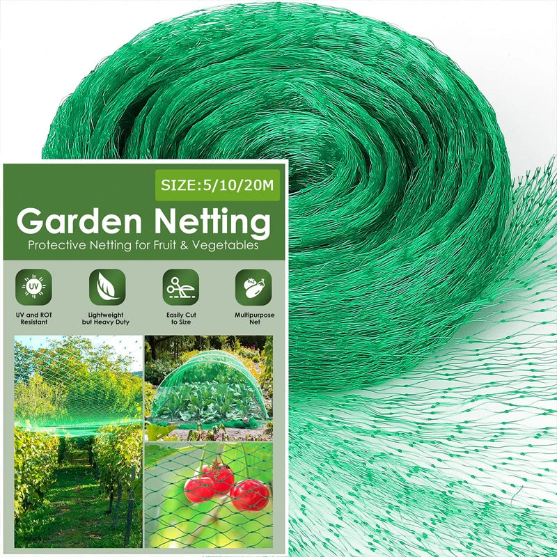 5/10/20M Anti Bird Protection Net Mesh Garden Plant Netting Protect Plants and Fruit Trees from Birds Deer Poultry Best Fencing