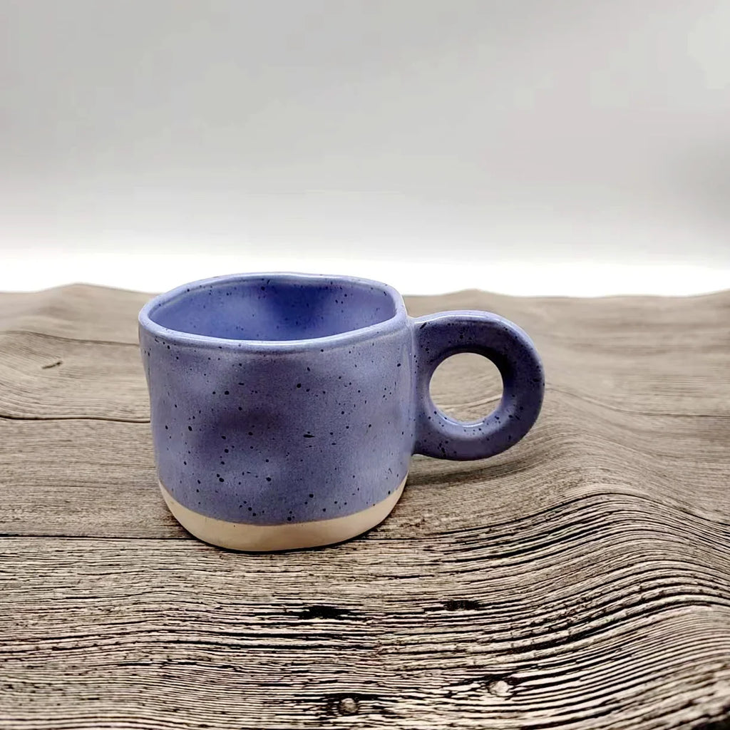 Ceramic Mug 250ml Ring Handl Coffee Milk Modern Print Porcelain Mug Handmade Ceramic Hot Chocolate Cup Couple Handgrip Cups