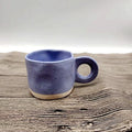 Ceramic Mug 250ml Ring Handl Coffee Milk Modern Print Porcelain Mug Handmade Ceramic Hot Chocolate Cup Couple Handgrip Cups