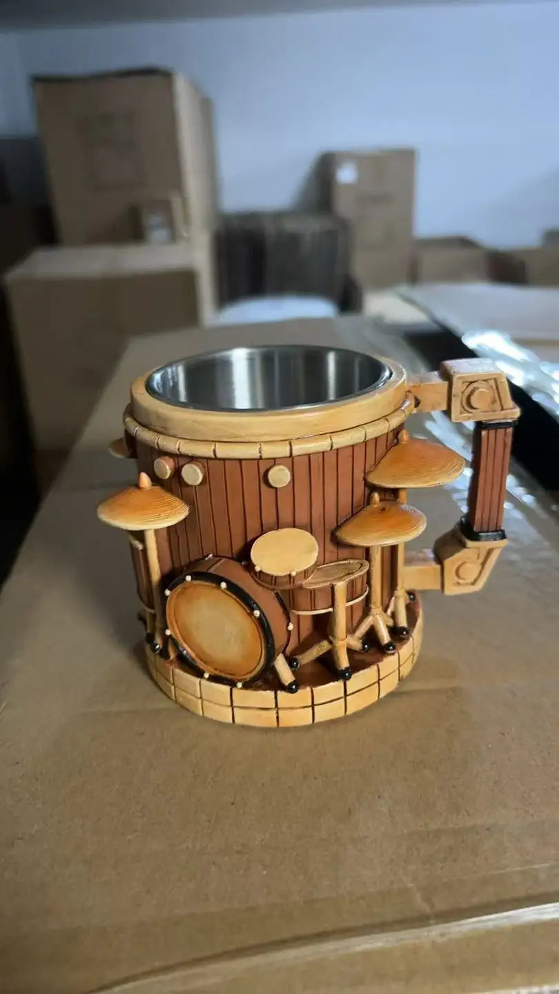 New Unique Musical Instrument Coffee Mug Creative Mug Milk Cup High-End Gift Desktop Ornaments