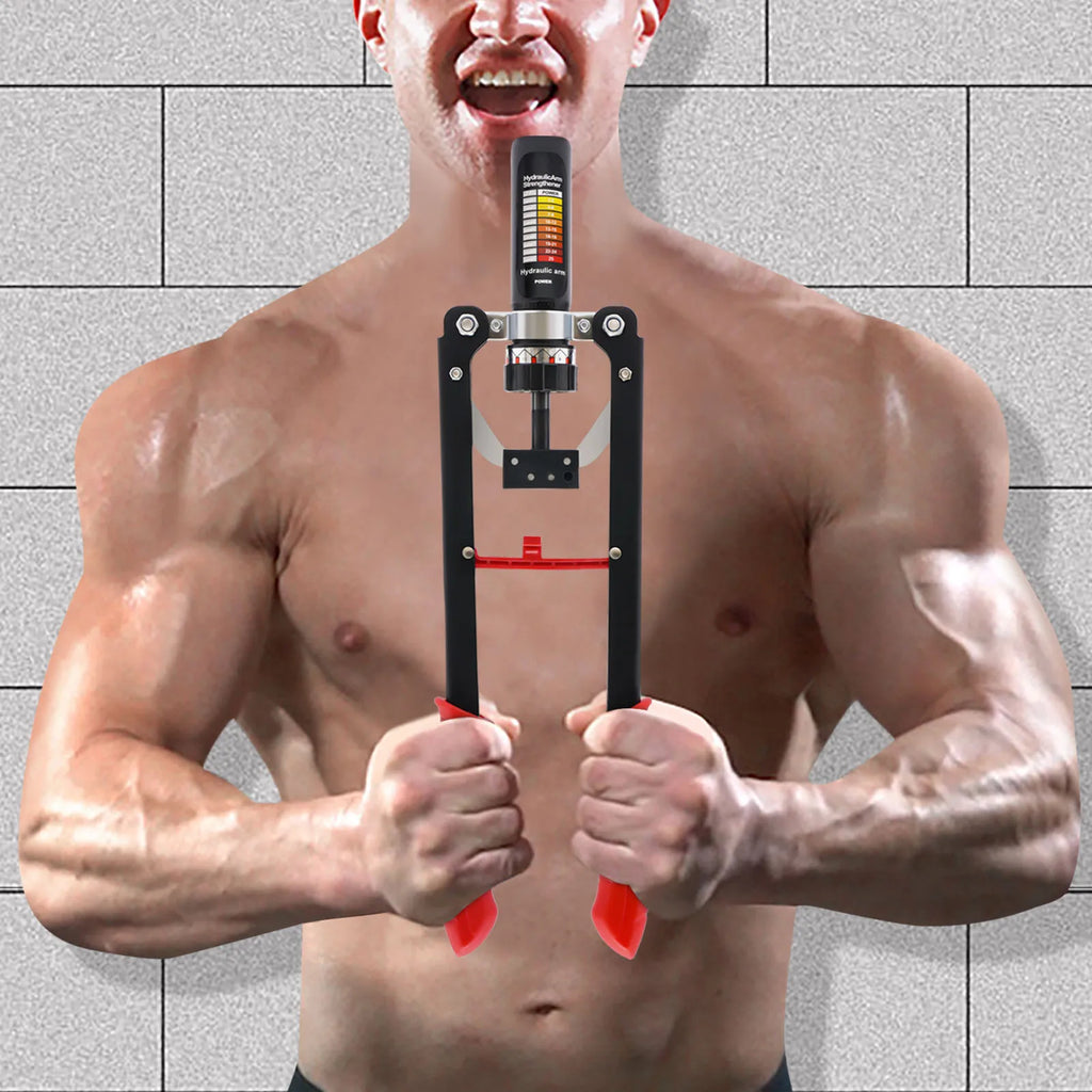 New Hydraulic Power Twister Spin Button Arm Blaster Forearm Workout Equipment 25 Gears Adjustable for Strength Training