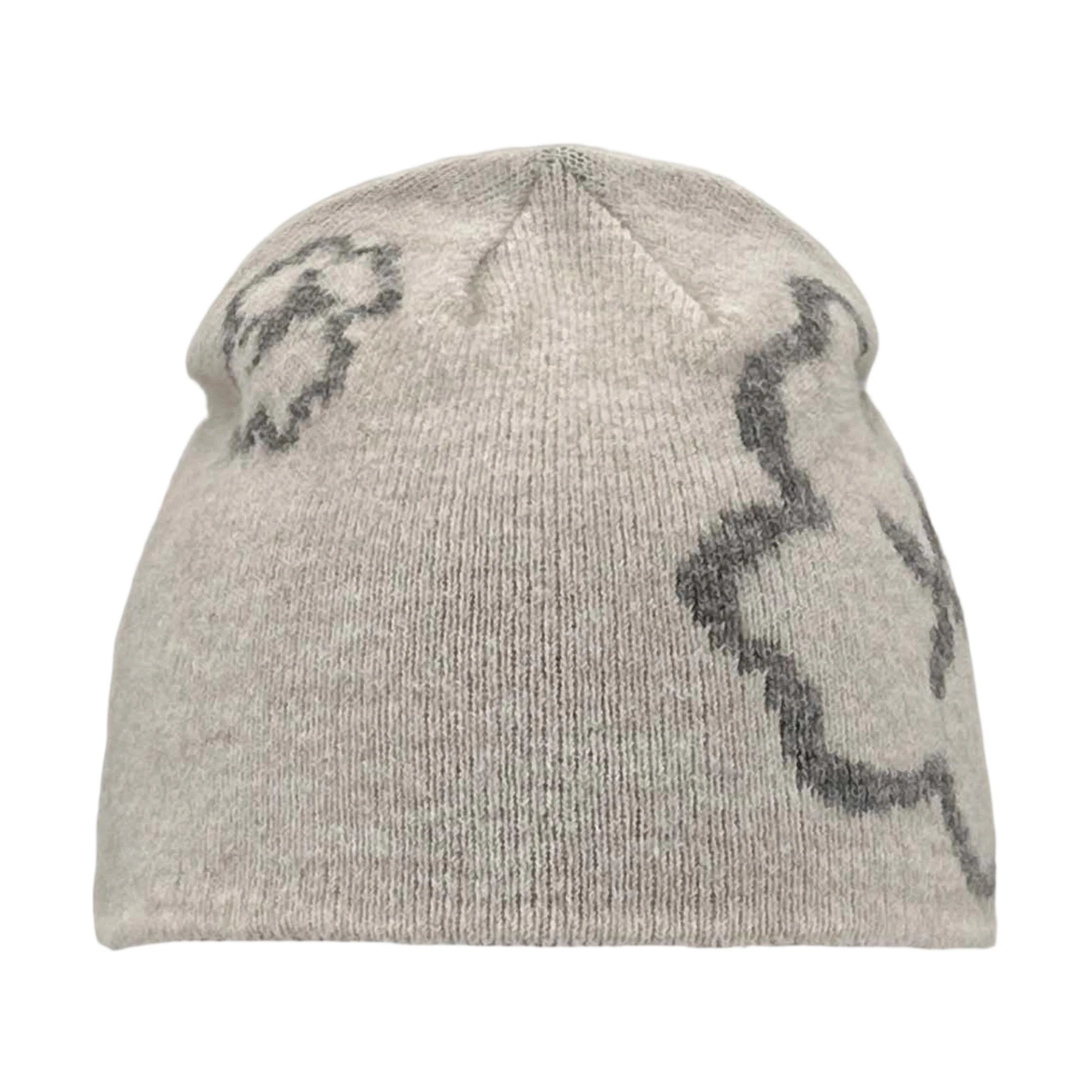 Women s Winter Knit Beanie Hat with Floral Design Soft and Stretchy Skull Cap for Outdoor Activities Warm and Cozy