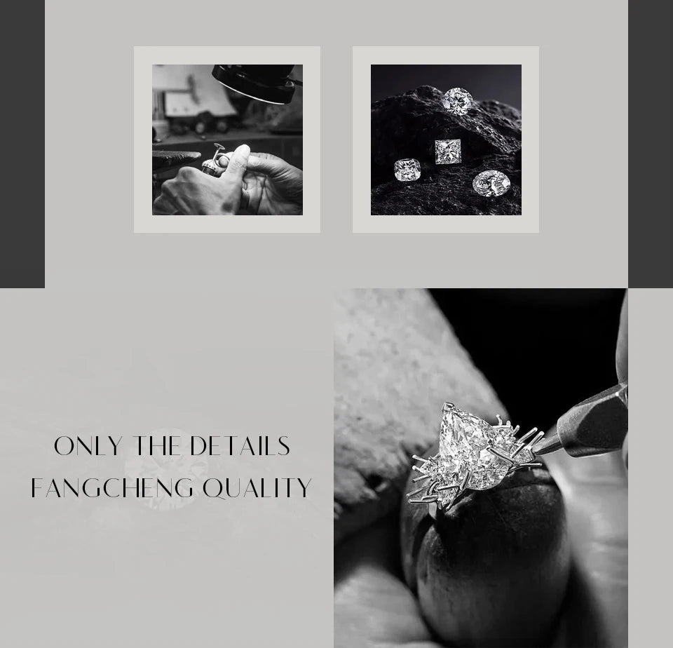 New Arrival 0.5 Carat Moissanite Gemstone Stud Earrings for Women Solid 925 Sterling Silver D Color Solitaire Fine Jewelry