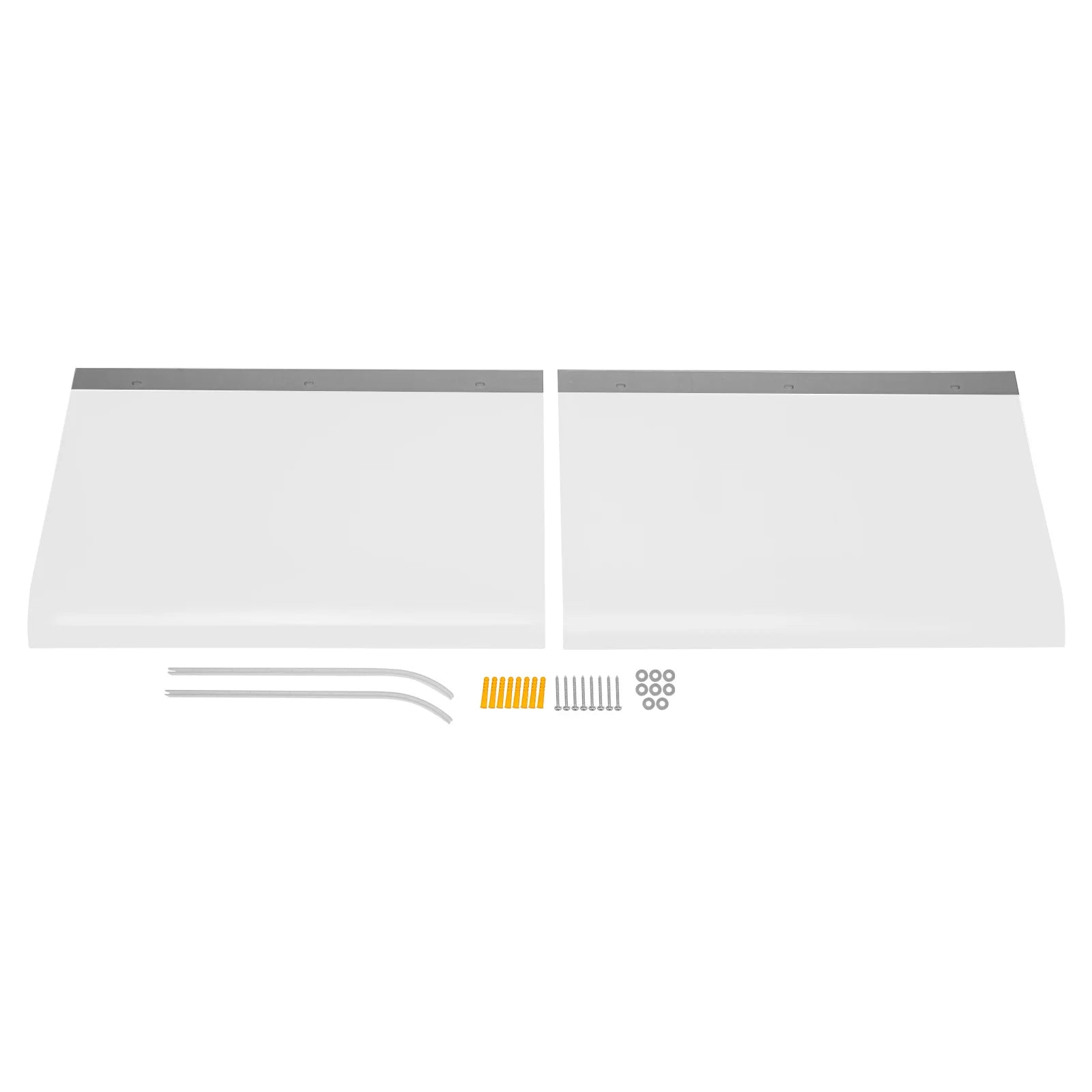 Clear Rain Shelter Cover,PET Rust-Resistant Window Wall Mounted Awning Front Door Canopy,for Entrances,Bike,Gazebos,Balcony