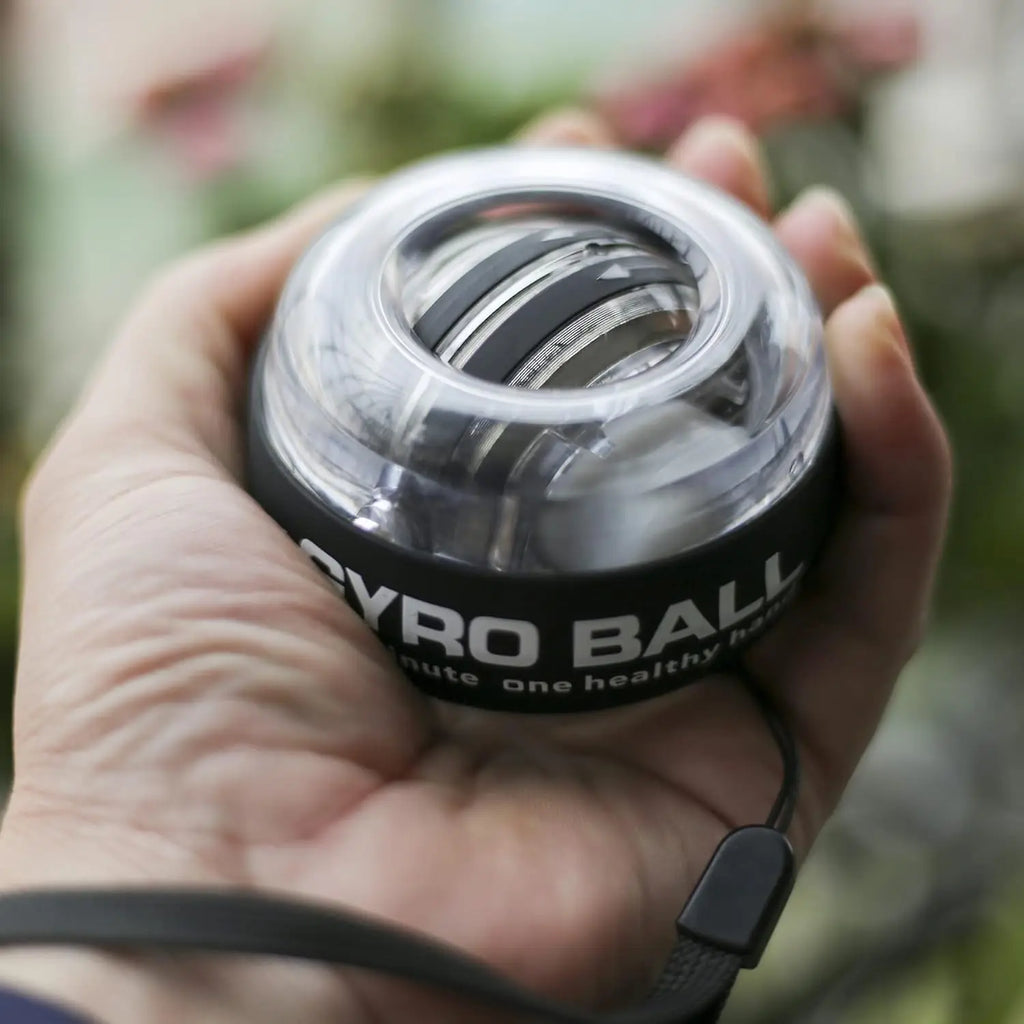 Self-starting Gyro Ball Gyroscopic Power Wrist Ball Forearm Exerciser Arm Hand Muscle Force Trainer Gyroball Home Gym