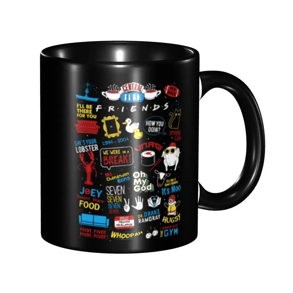 Classic Friends TV Show Coffee Mugs DIY Personalized Ceramic Mug Creative Gift
