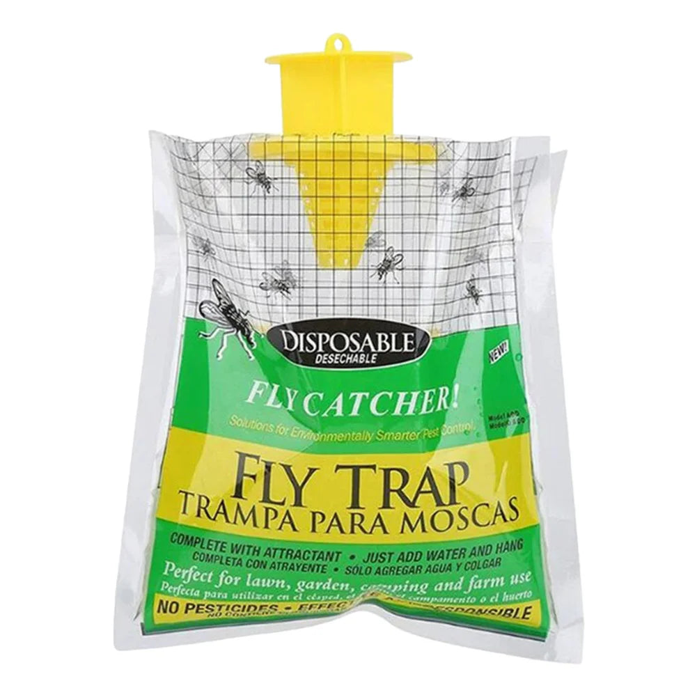 Catcher Bag Hanging Flies Flytrap Fly traps Pack Water-Soluble Disposable Non-Toxic Harmless For Household Garden Supplies
